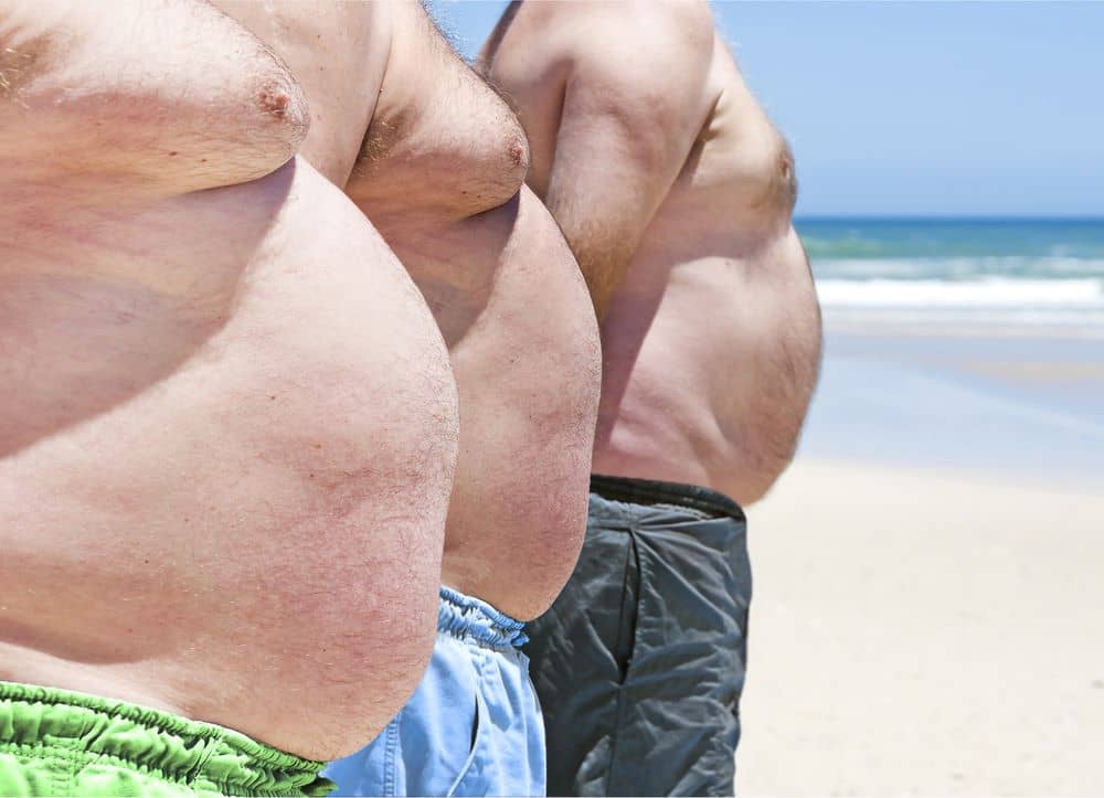 Männer besitzen ganz grundsätzlich keine gesunde Möglichkeit, einen großen Fettspeicher anzulegen.